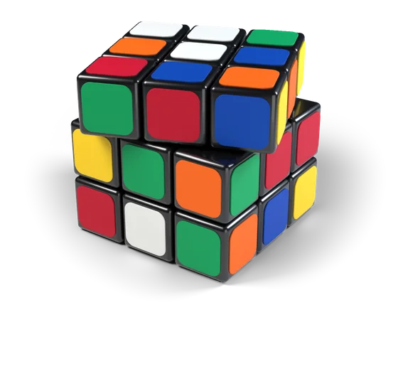 A scrambled 3x3 cube